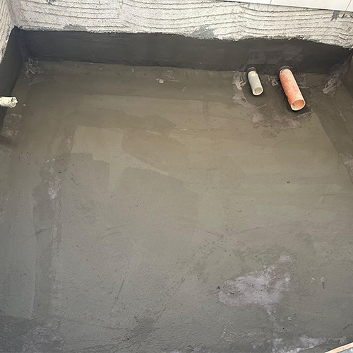 Toilets Waterproofing Cementitious